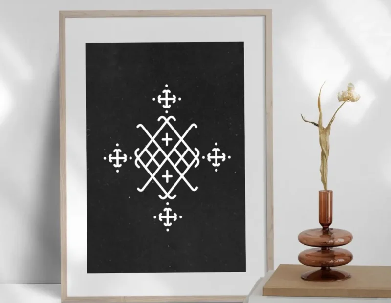 Set of 3 Berber Amazigh Tattoo Designs of Taurus - Image 6