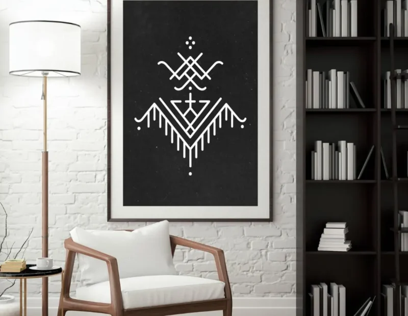 Set of 3 Berber Amazigh Tattoo Designs of Taurus - Image 7