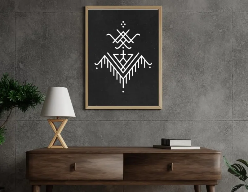 Set of 3 Berber Amazigh Tattoo Designs of Taurus - Image 8