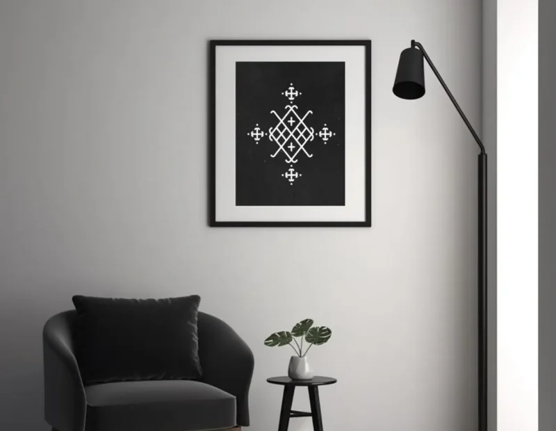 Set of 3 Berber Amazigh Tattoo Designs of Taurus - Image 10