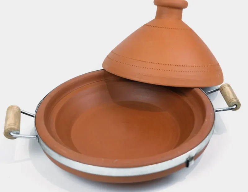 Traditional Moroccan Clay Tagine with Protection - Image 2