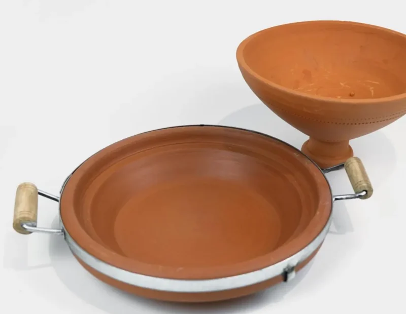 Traditional Moroccan Clay Tagine with Protection - Image 3