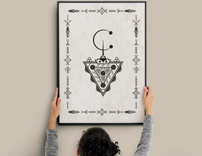 Amazigh art fibula, Amazigh painting - Image 4
