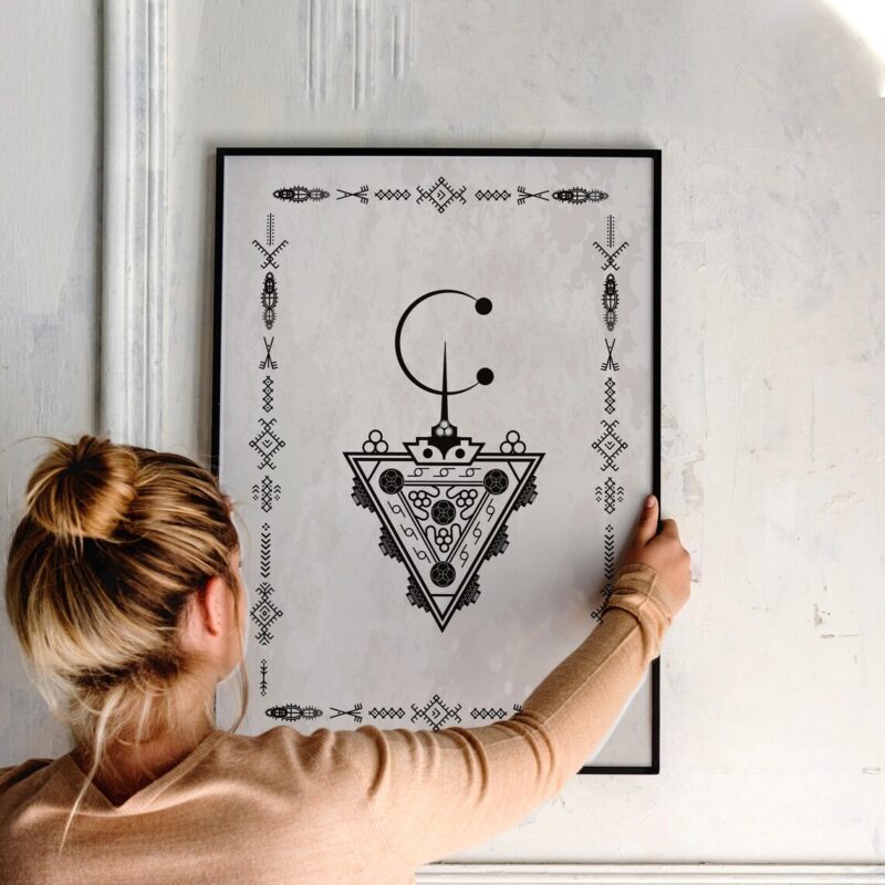 Amazigh art fibula, Amazigh painting
