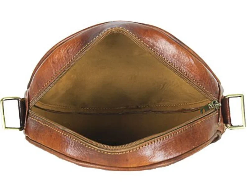 Berber Leather Shoulder Bag - Image 3
