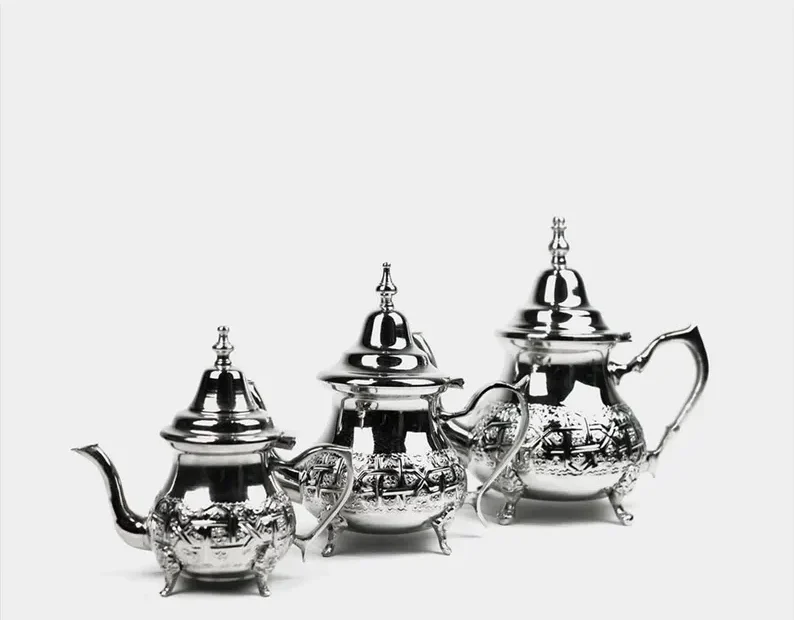 Berber Beldi Teapot with Legs in 3 Sizes - Image 2