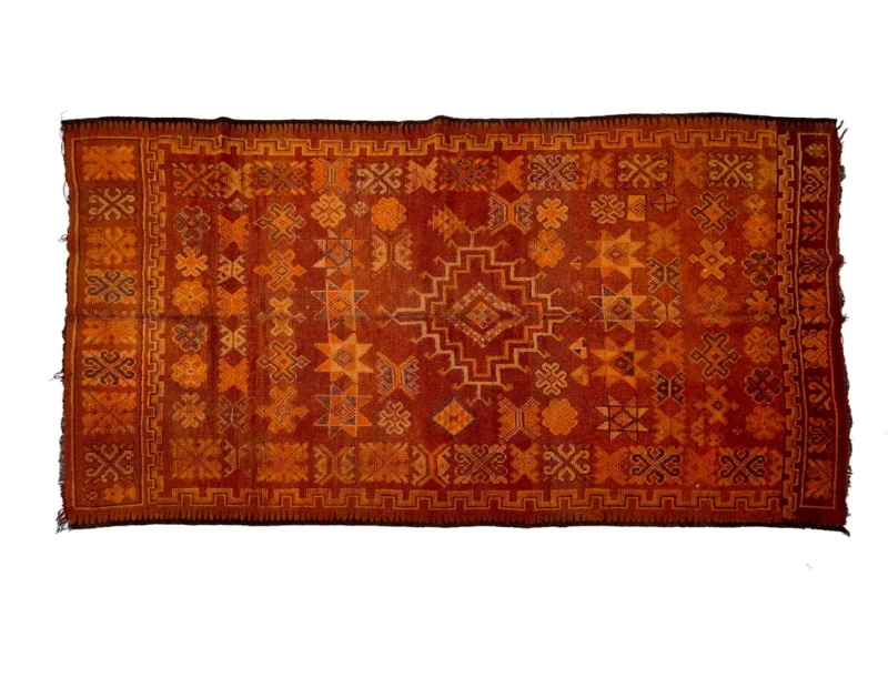 Berber rugs, 5ftx10ft Vintage, wool rug - Image 11
