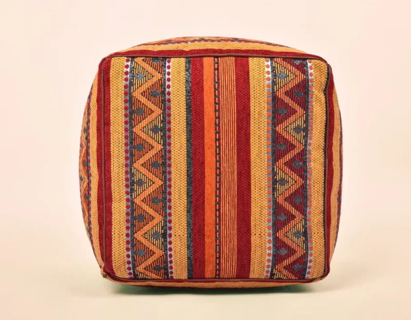 Handmade Boho Pouf Ottoman Footstool Pouffe