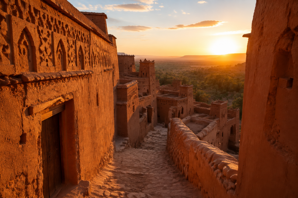 Traditional Amazigh earthen architecture in Morocco