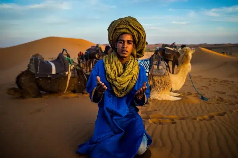 Traditional Amazigh village in the Atlas Mountains