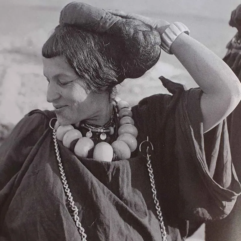 Traditional Amazigh silver jewelry from southern Morocco