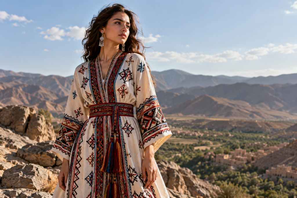 Modern Amazigh inspired fashion design