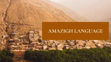 Tifinagh writing representing Tamazight language heritage in Morocco
