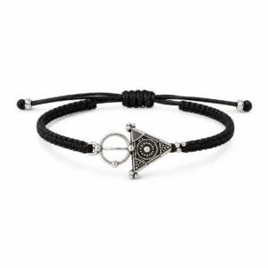 Amazigh Symbol Bracelet – Adjustable Berber-Inspired Cord Bracelet