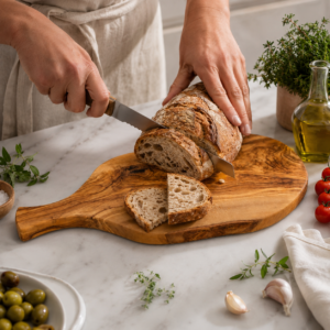 Handmade Olive Wood Cutting & Cheese Board