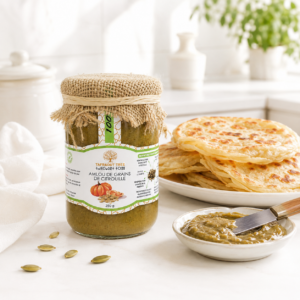 Pumpkin Seed Amlou with organic argan oil, pure honey