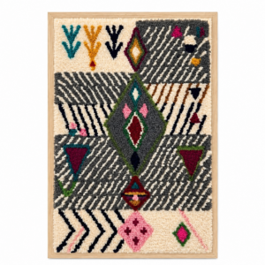 Handcrafted Amazigh Wool Wall Art – Atlas Mountain Inspired