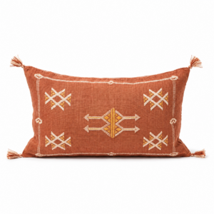 Handwoven Sabra Lumbar Pillow Cover