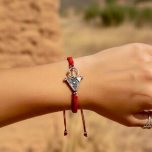 Amazigh Symbol Bracelet – Adjustable Berber-Inspired Cord Bracelet