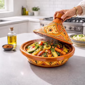 Handmade Moroccan Tagine Cooking Pot – 28cm