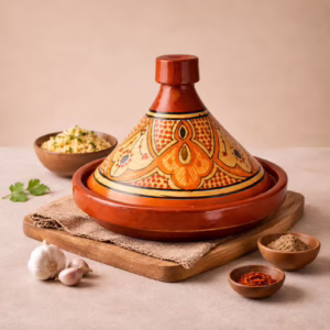 Handmade Moroccan Tagine Cooking Pot – 28cm