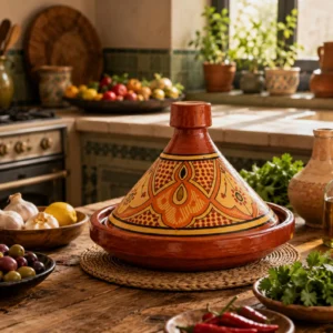 Handmade Moroccan Tagine Cooking Pot – 28cm