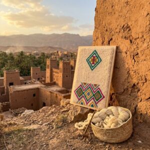 Handcrafted Amazigh Wool Wall Art