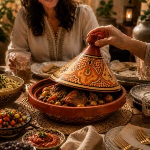 Handmade Moroccan Tagine Cooking Pot – 28cm