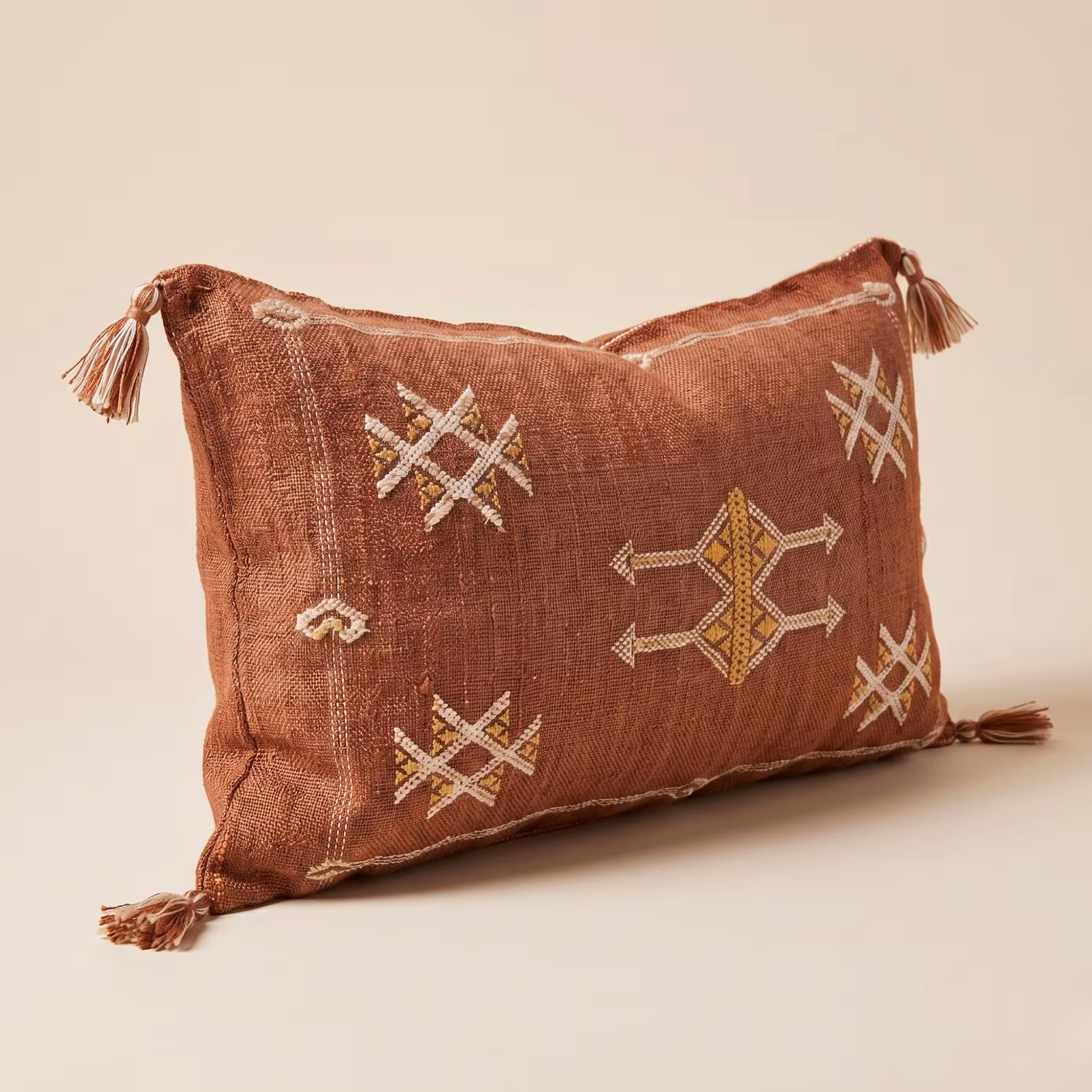 Handwoven Sabra Lumbar Pillow Cover - Image 2