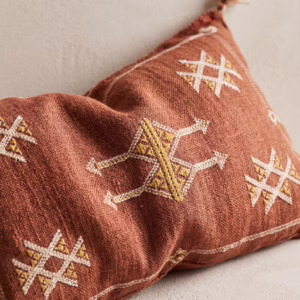 Handwoven Sabra Lumbar Pillow Cover