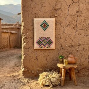 Handcrafted Amazigh Wool Wall Art