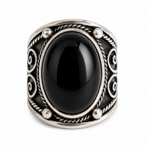 Amazigh Silver Ring – Symbolic Berber Finger Jewelry