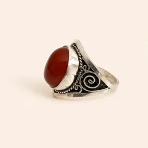 Berber Silver Diamond Ring – Symbolic Berber Finger Jewelry