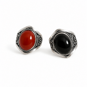 Berber Silver Diamond Ring – Symbolic Berber Finger Jewelry