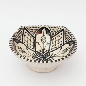 Berber Geometric Ceramic Piece – Berber Pattern Kitchen Piece