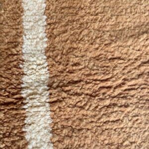 Camel Beige Berber Wool Rug – Minimal Moroccan Atlas Carpet