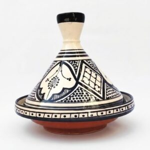 Berber Geometric Ceramic Piece – Berber Pattern Kitchen Piece
