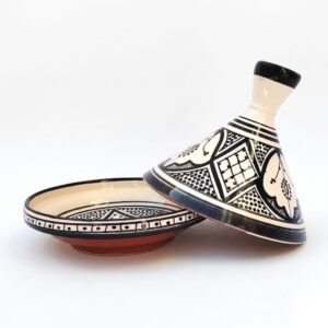 Berber Geometric Ceramic Piece – Berber Pattern Kitchen Piece
