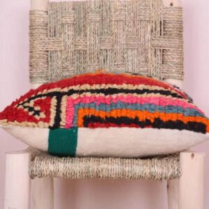 Amazigh Boucherouite Pillow Cover