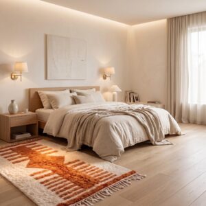 Amazigh Wool Geometric Rug – Amazigh Rug with Symbolic Character