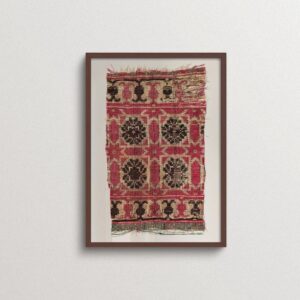 Antique Tribal Fabric Art – Print | Framed or Unframed | Boho Wall Decor Berber Accent