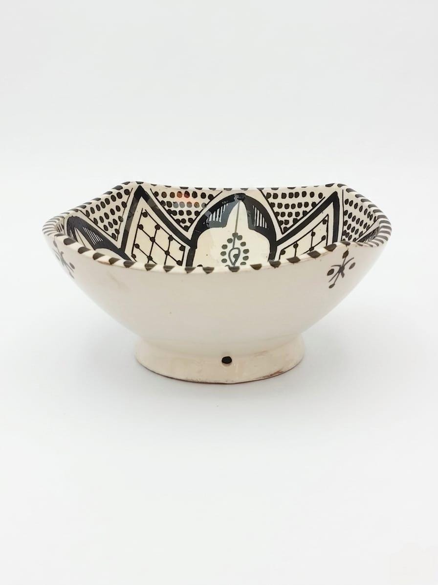 Berber Geometric Ceramic Piece – Berber Pattern Kitchen Piece