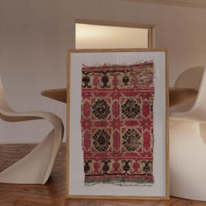 Antique Tribal Fabric Art – Print | Framed or Unframed | Boho Wall Decor Berber Accent