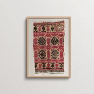 Antique Tribal Fabric Art – Print | Framed or Unframed | Boho Wall Decor Berber Accent