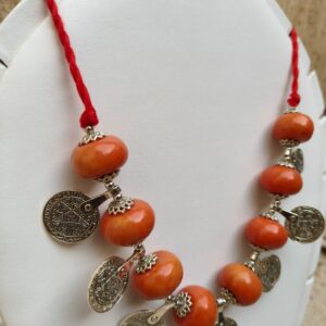 Amazigh Silver Coin Necklace – Symbolic Pendant for Everyday Styling
