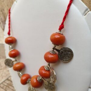 Amazigh Silver Coin Necklace – Symbolic Pendant for Everyday Styling