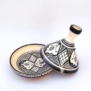 Berber Geometric Ceramic Piece – Berber Pattern Kitchen Piece