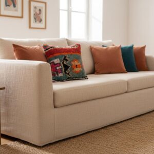 Amazigh Boucherouite Pillow Cover