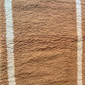 Camel Beige Berber Wool Rug – Minimal Moroccan Atlas Carpet