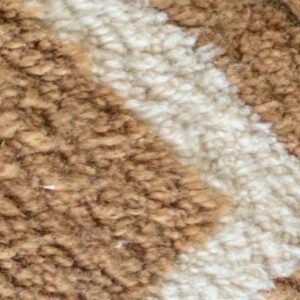 Camel Beige Berber Wool Rug – Minimal Moroccan Atlas Carpet